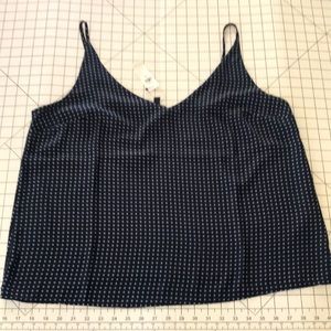 Banana Republic Navy blue sleeveless camisole top NWT